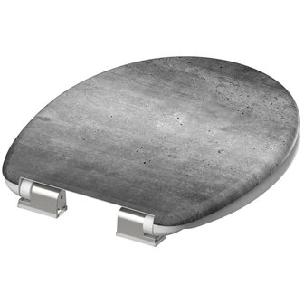 SCH&Uuml;TTE Toiletbril met soft-close INDUSTRIAL GREY 4