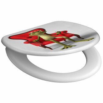 SCH&Uuml;TTE Toiletbril met soft-close FROG KING 1
