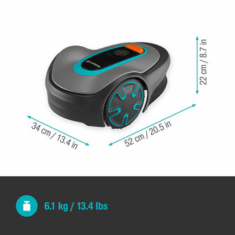 Robotmaaier Gardena Smart Sileno 15201-34 250 m 2