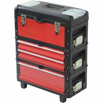 Gereedschapstrolley Defpro Modulair Stapelbaar 3 Onderdelen 2