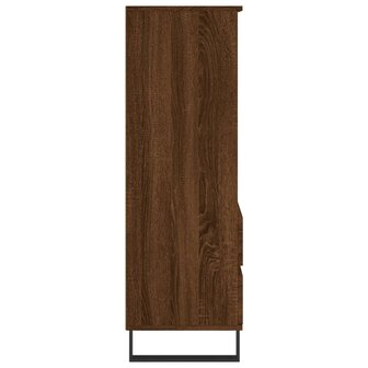 Hoge kast 40x36x110 cm bewerkt hout bruineiken 7