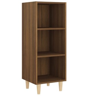 Dressoir 34,5x32,5x90 cm bewerkt hout bruin eikenkleur 2