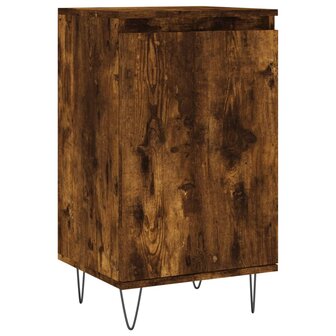 Dressoir 40x35x70 cm bewerkt hout gerookt eikenkleurig 2