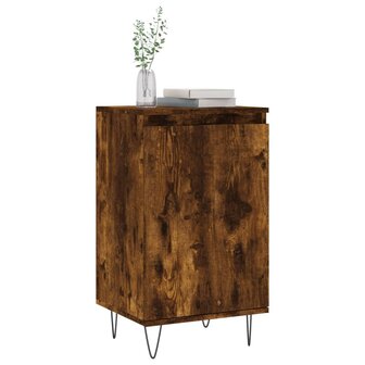 Dressoir 40x35x70 cm bewerkt hout gerookt eikenkleurig 3