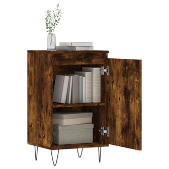 Dressoir 40x35x70 cm bewerkt hout gerookt eikenkleurig 4