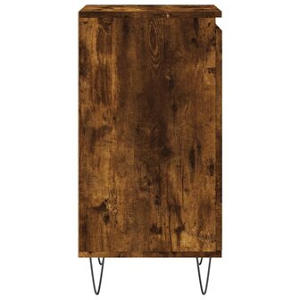 Dressoir 40x35x70 cm bewerkt hout gerookt eikenkleurig 7