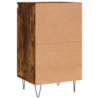 Dressoir 40x35x70 cm bewerkt hout gerookt eikenkleurig 8