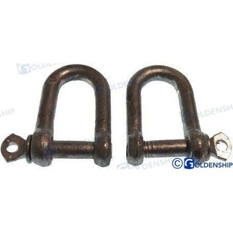 Grilletes galvanizados GS71251 - GRILLETE GALV. RECTO 8 MM (PACK 2 1