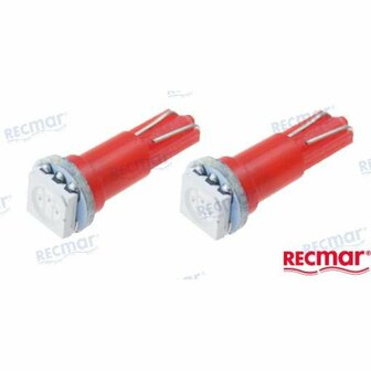 Bombilla festoon REC863946 - BOMBILLA 12V, 1.2W ROJO (PACK 2 1