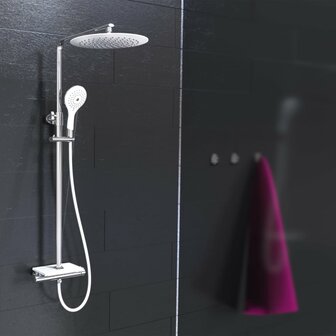 EISL hoofddoucheset met thermostaatkraan GRANDE VITA chroomwit 1