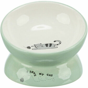 Voerbak voor honden Trixie Wit Groen &Oslash; 13 cm 150 ml 2