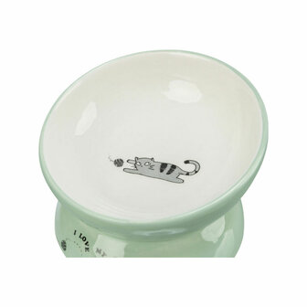 Voerbak voor honden Trixie Wit Groen &Oslash; 13 cm 150 ml 5