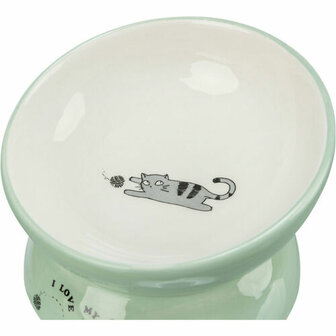 Voerbak voor honden Trixie Wit Groen &Oslash; 13 cm 150 ml 6