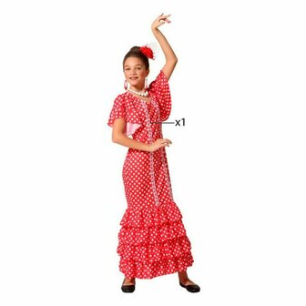 Kostuums voor Kinderen Flamenco danser - Maat: 10-12 Jaar - Maat: 10-12 Jaar 4