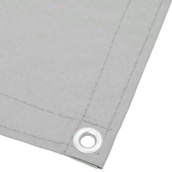 Balkonscherm 75x300 cm 100% oxford polyester lichtgrijs 4