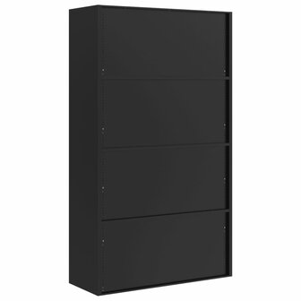 Archiefkast 105x40x180 cm staal zwart 6