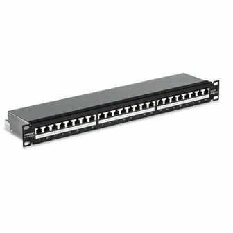 Patchpanel 24 UTP-Poorten Categorie 6 Trendnet TC-P24C6AS 1