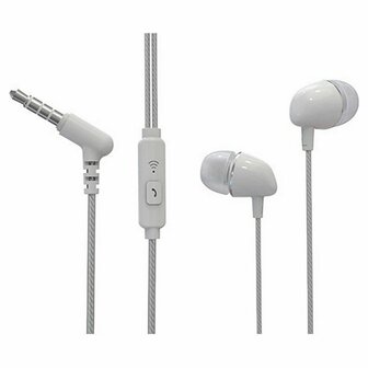 Hoofdtelefoon met microfoon TM Electron Wit 1