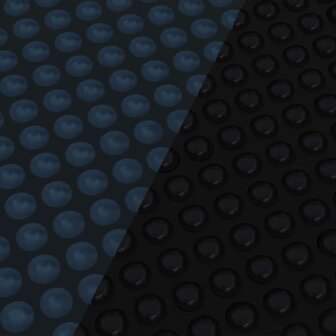 Zwembadfolie solar drijvend 356 cm PE zwart en blauw 4