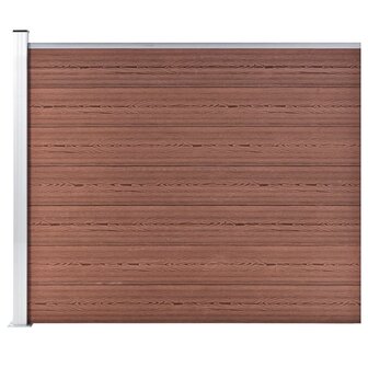 Schuttingpaneel 175x146 cm HKC bruin 1