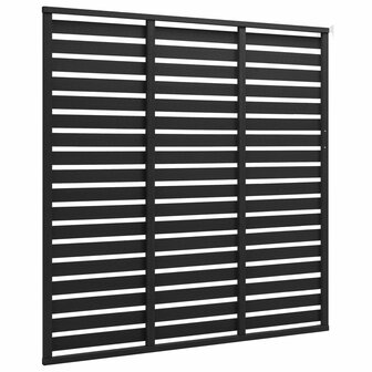 Schuttingpaneel 180x180 cm HKC zwart 2