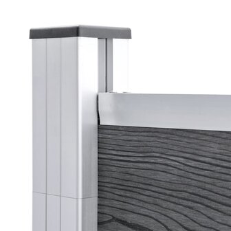 Schutting 872x106 cm HKC grijs 4
