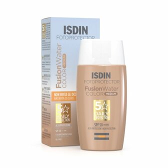 Zonnebrandcr&egrave;me met Kleur Isdin Medium Spf 50 50 ml 1