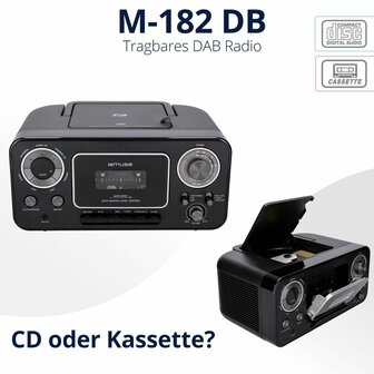 Radio met cassettespeler Muse M-182RDC 2