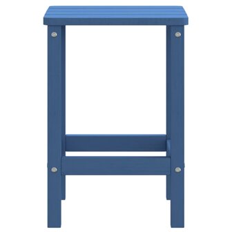 Tuintafel Adirondack 38x38x46 cm HDPE aquablauw 4