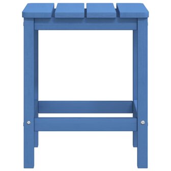 Tuintafel Adirondack 38x38x46 cm HDPE aquablauw 5