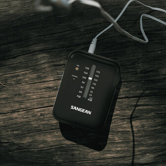 Transistorradio Sangean Zwart AM/FM 7