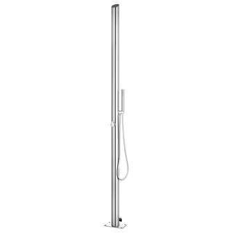 Buitendouche 220 cm roestvrij staal 2