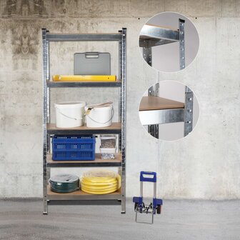HI Stellingkast robuust 75x30x172 cm MDF 7