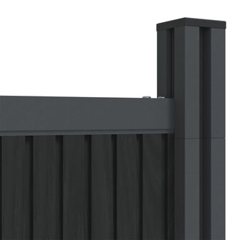 Schuttingpaneel 699x186 cm HKC grijs 9