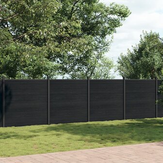 Schuttingpaneel 872x186 cm HKC grijs 1