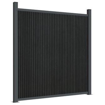 Schuttingpaneel 872x186 cm HKC grijs 4