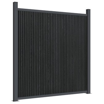 Schuttingpaneel 1045x186 cm HKC grijs 4