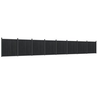 Schuttingpaneel 1391x186 cm HKC grijs 2
