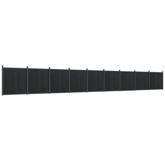 Schuttingpaneel 1564x186 cm HKC grijs 2