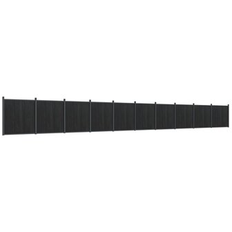 Schuttingpaneel 1737x186 cm HKC grijs 2