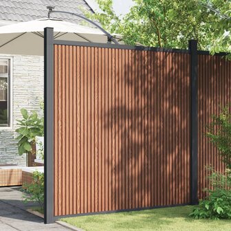 Schuttingpaneel 180x186 cm HKC bruin 4