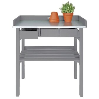Esschert Design tuinwerktafel grijs CF29G 3