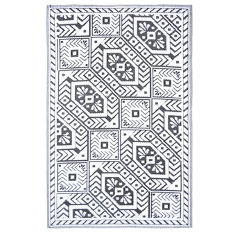 Esschert Design Buitenkleed ruit 182x122 cm 2
