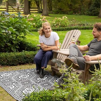 Esschert Design Buitenkleed ruit 182x122 cm 3