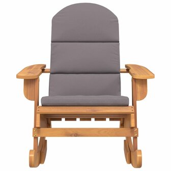 Schommelstoel Adirondack met kussens massief acaciahout 3