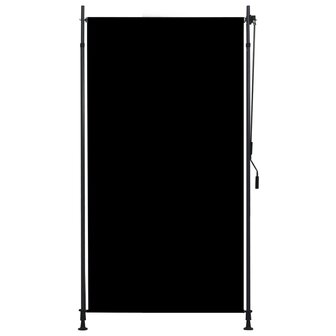 Rolgordijn voor buiten 120x270 cm antraciet  2