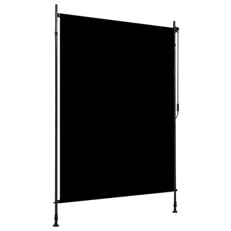 Rolgordijn voor buiten 150x270 cm antraciet  1