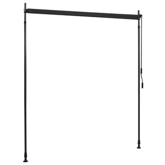 Rolgordijn voor buiten 200x270 cm antraciet  5