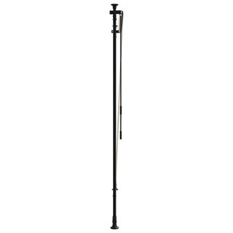 Rolgordijn voor buiten 150x270 cm stof en staal geel en wit 4