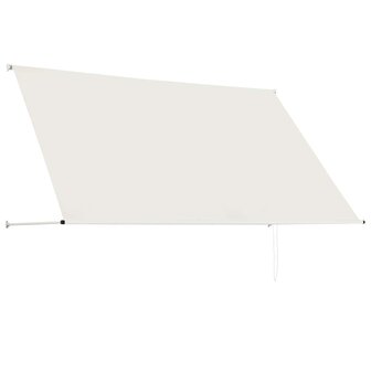 Luifel uittrekbaar 250x150 cm cr&egrave;me 4